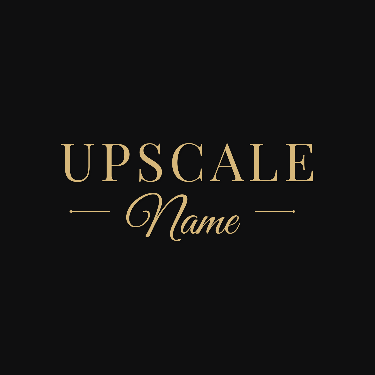 Upscale name example